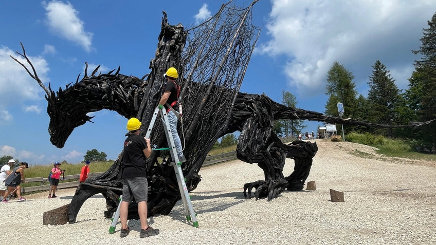 Phoenix reborn: Artec Leo helps preserve Drago di Vaia, the world's largest wooden dragon